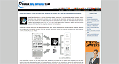 Desktop Screenshot of onlinedataextractor.com